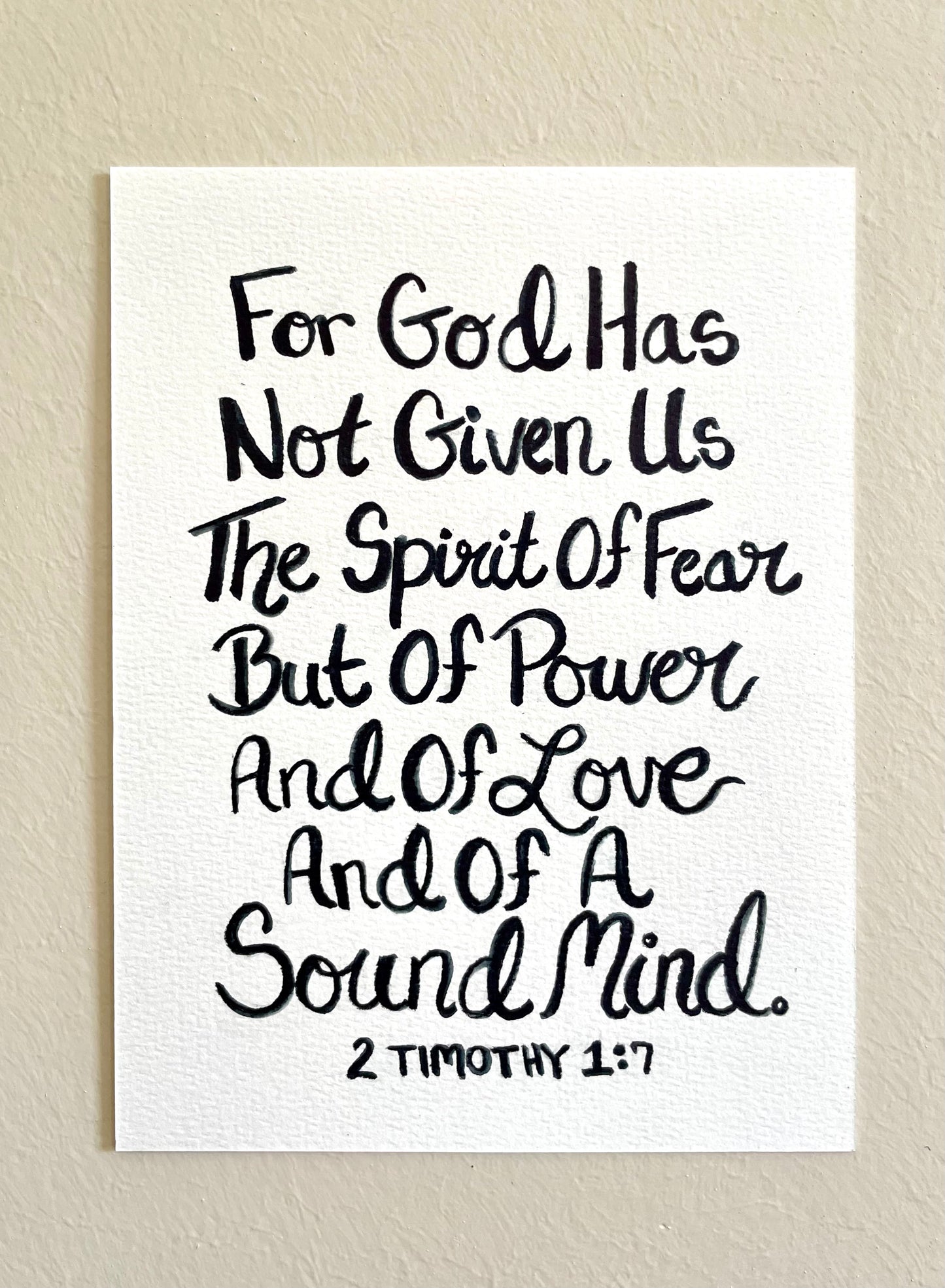 2 Timothy 1:7
