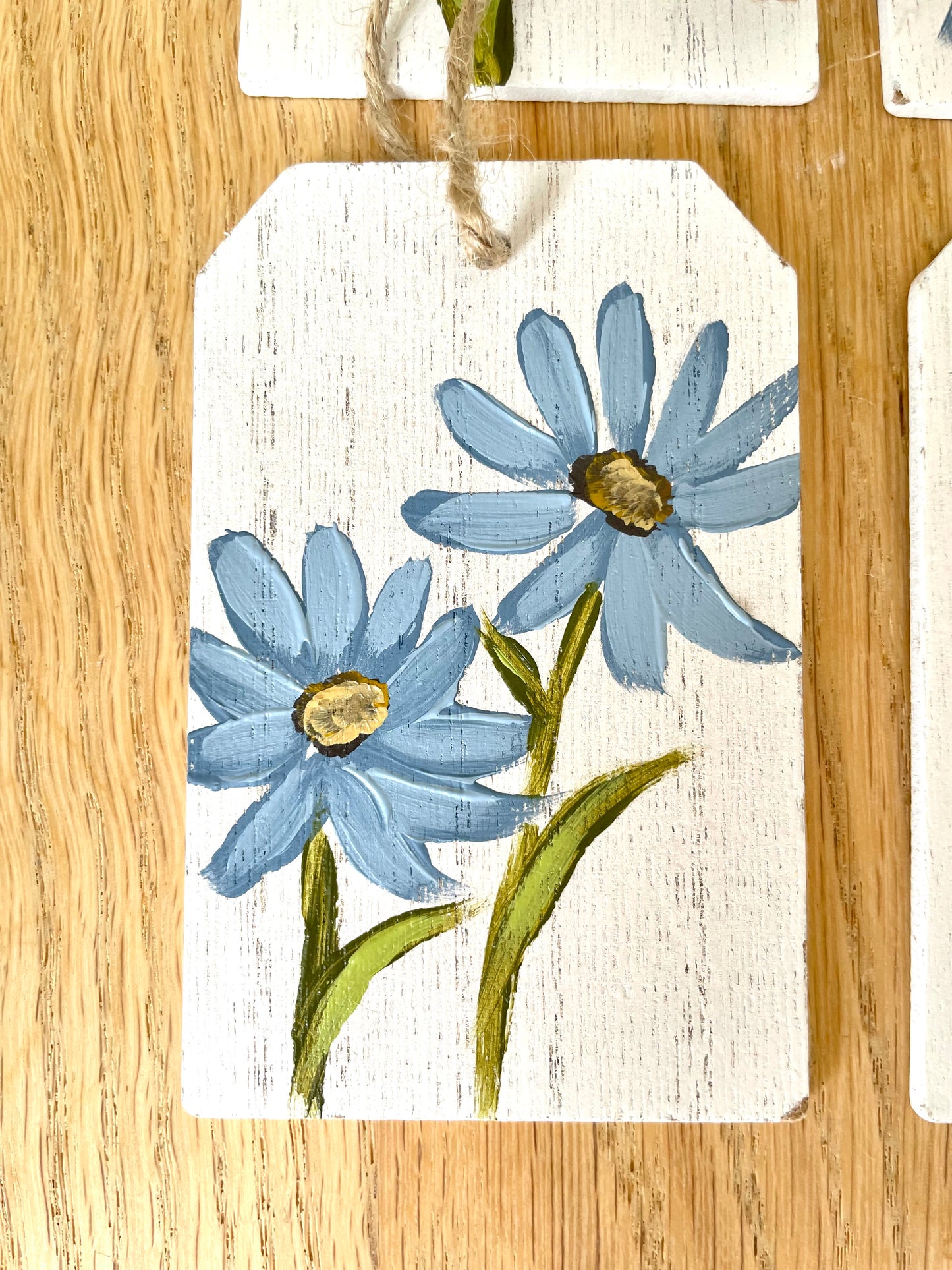 Blue Daisy Gift Tags