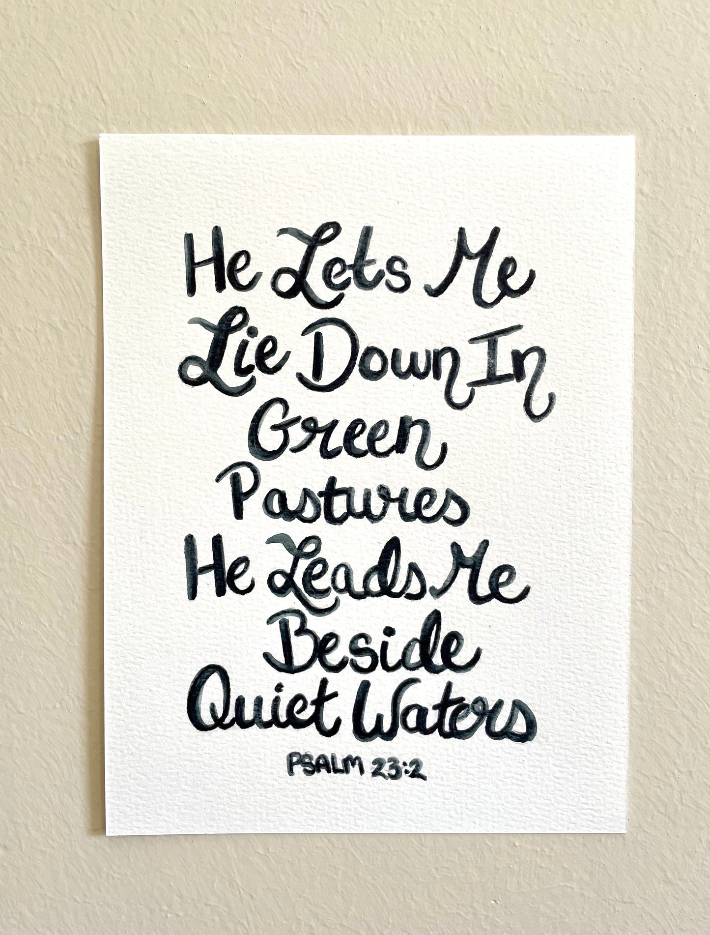 Psalm 23:2
