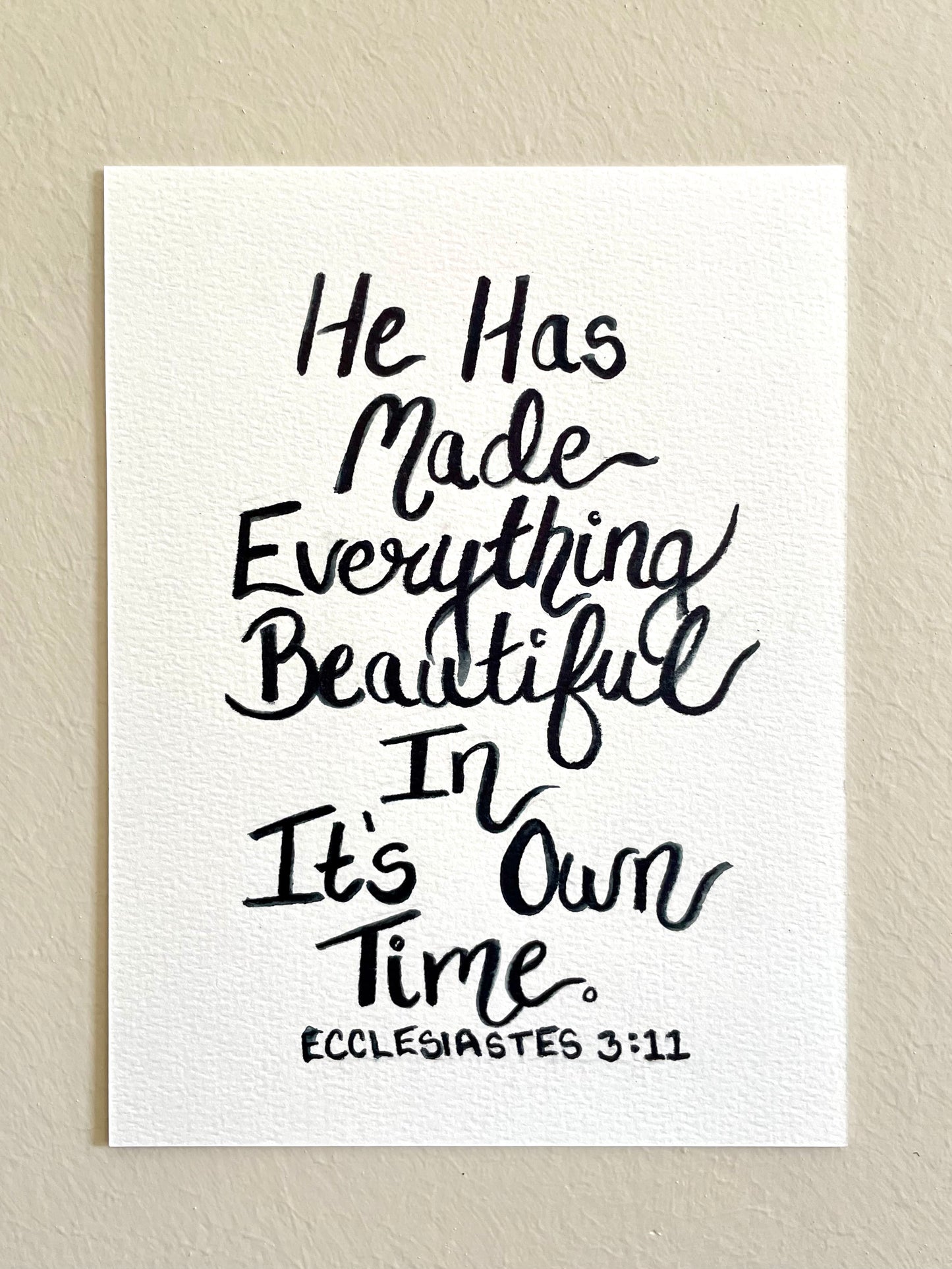 Ecclesiastes 3:11