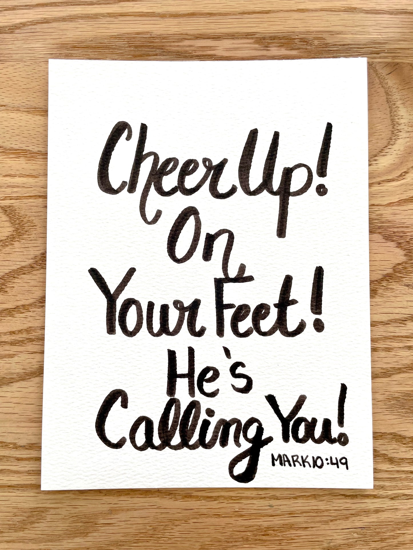 Mark 10:49