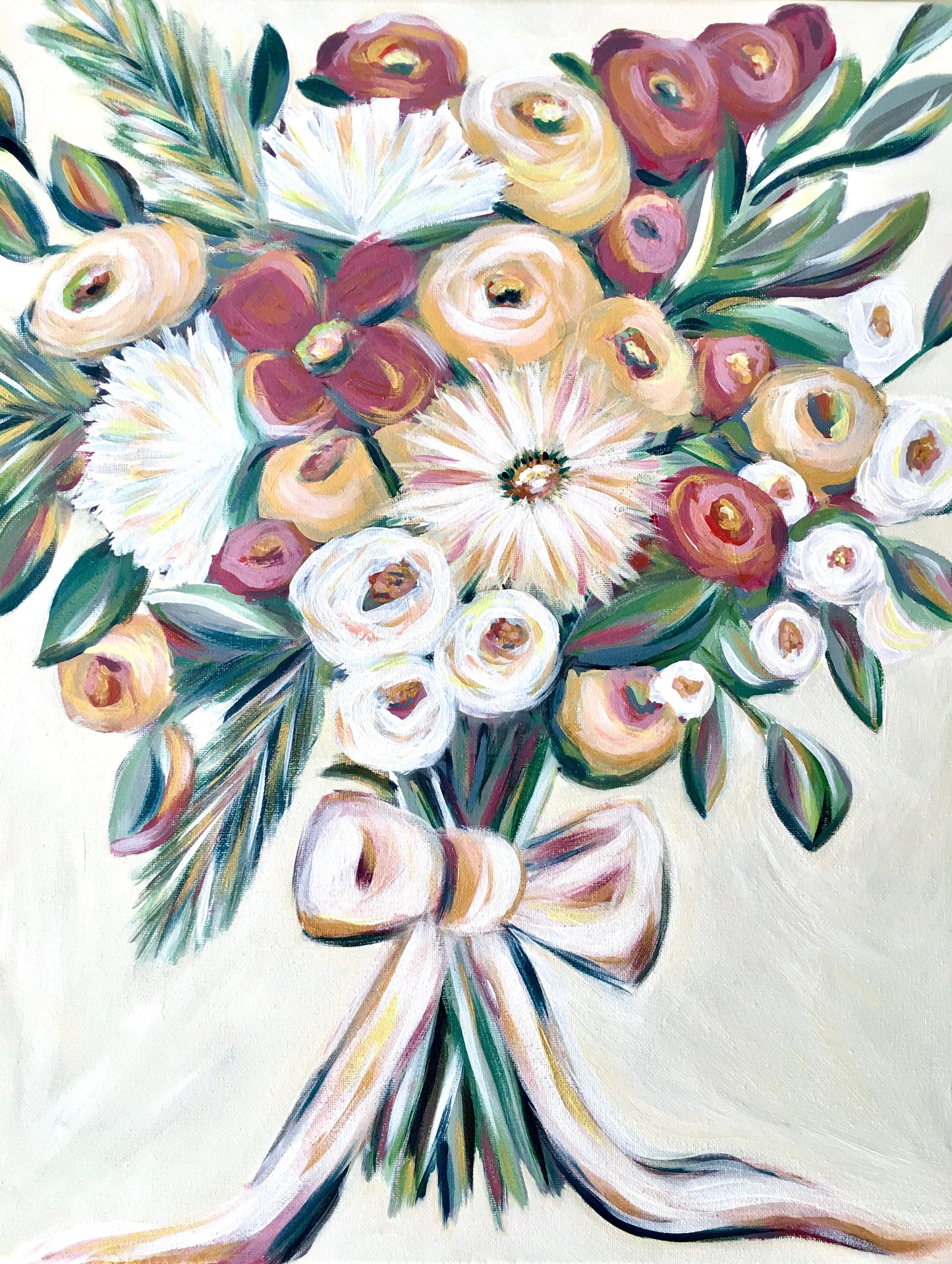 Autumn Bouquet | Fine Art Flower Painting | Nicole May Lesher