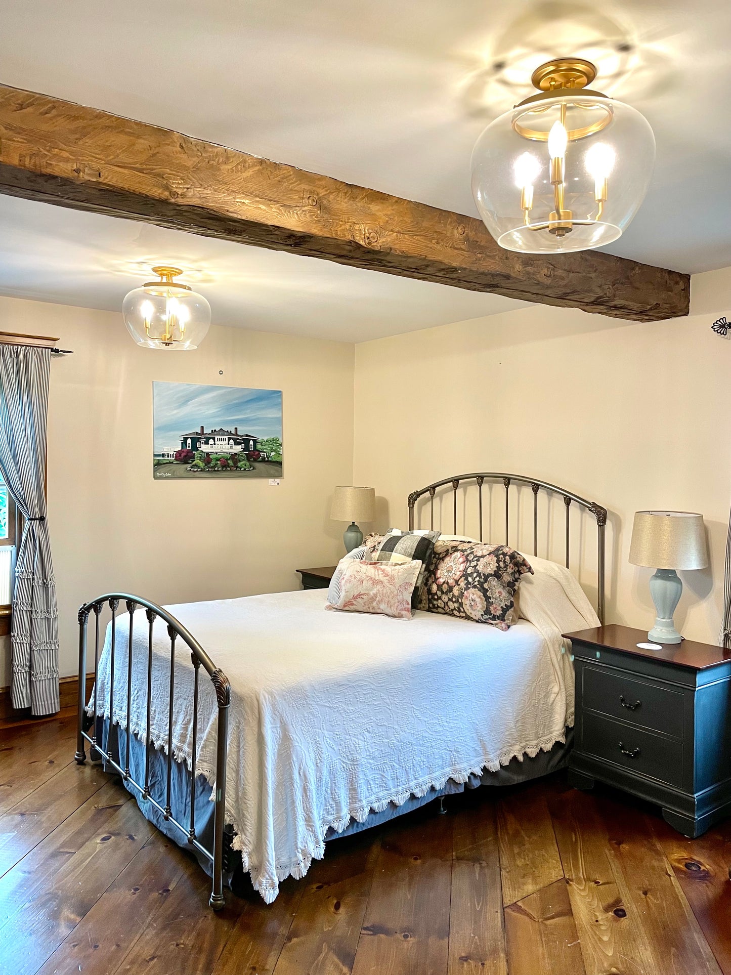 The Retreat House_French's Point Wedding Venue Artist_ Nicole May Lesher_Custom Painting