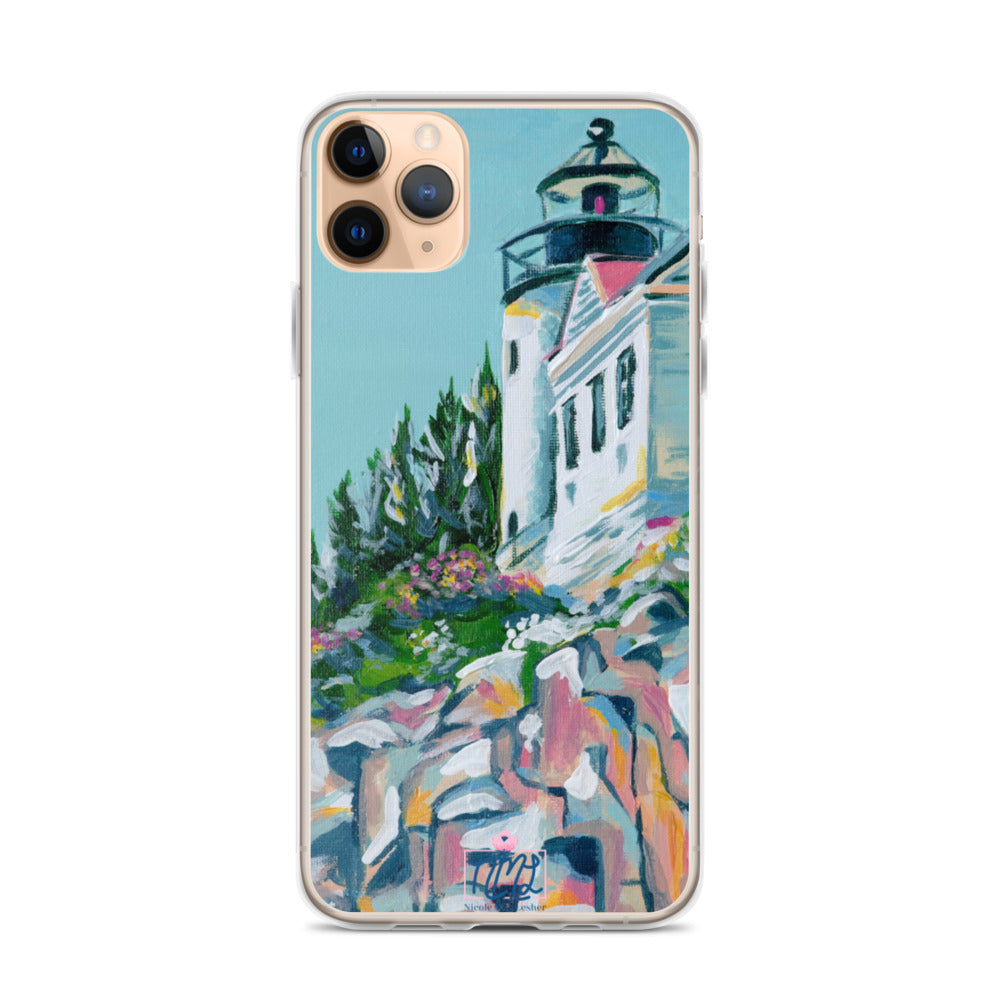 Cliffside Lighthouse iPhone Case