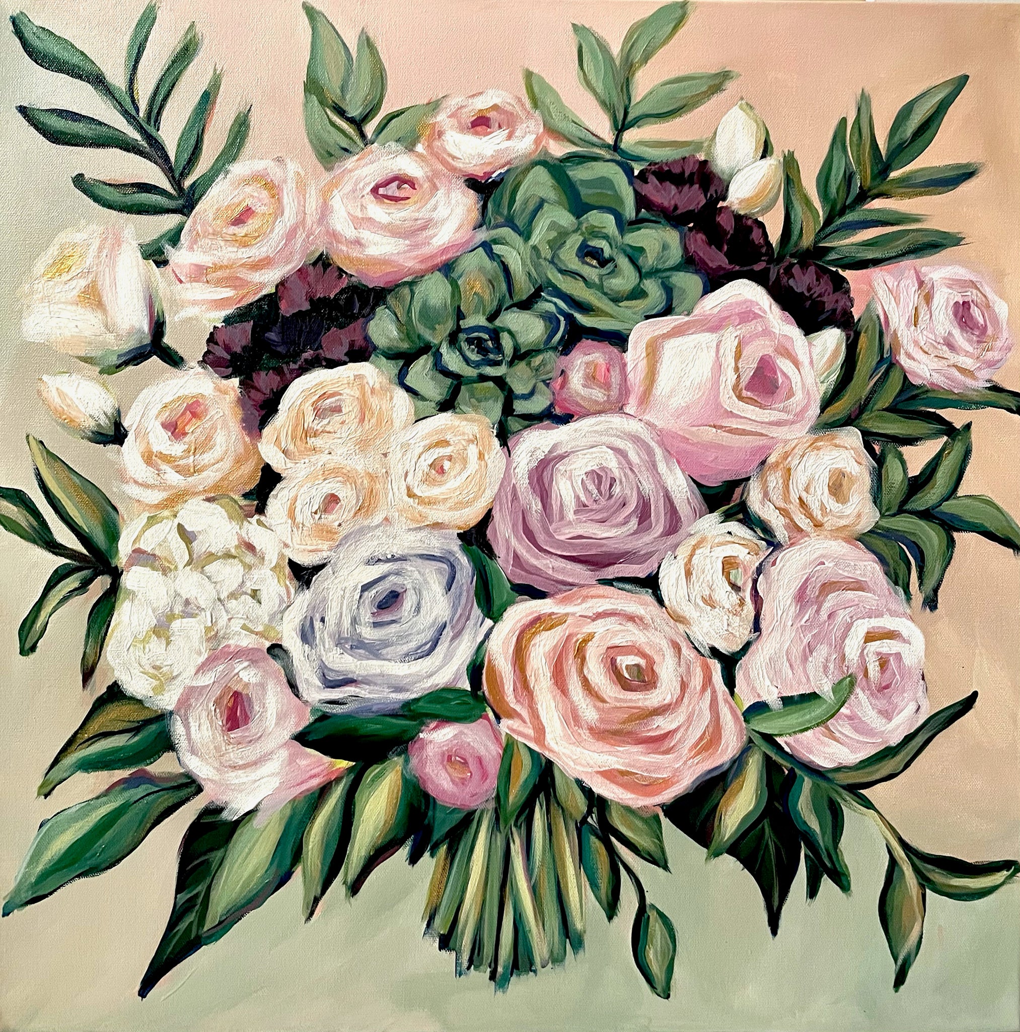 Wedding Bouquet Paintings