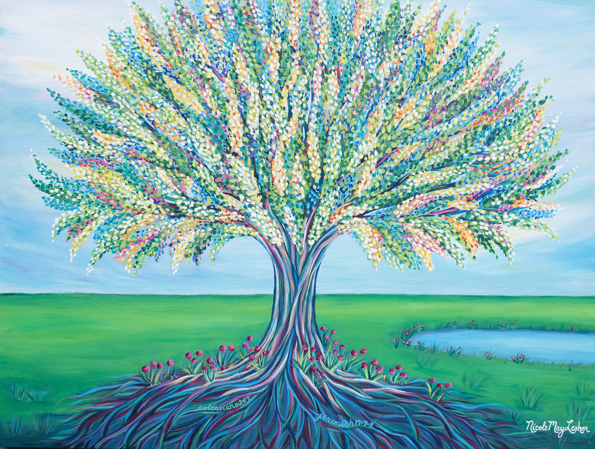 Tree Roots Painting
