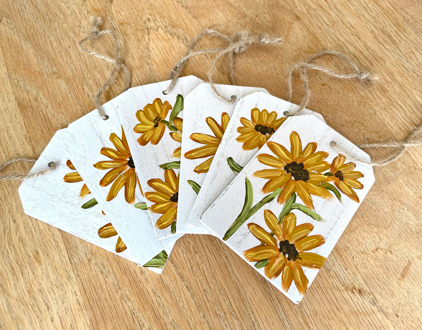 Yellow Daisy Gift Tags