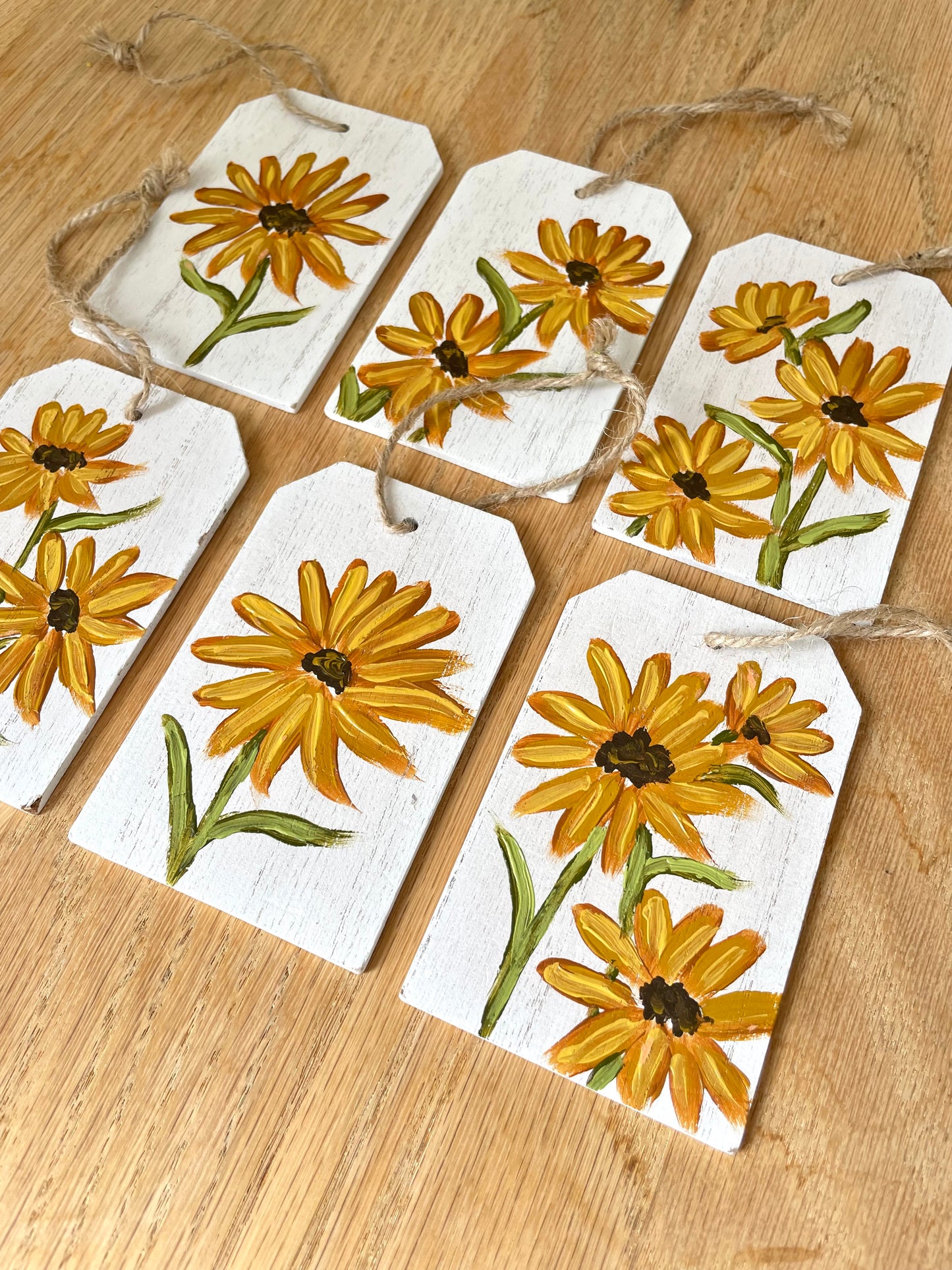 Yellow Daisy Gift Tags