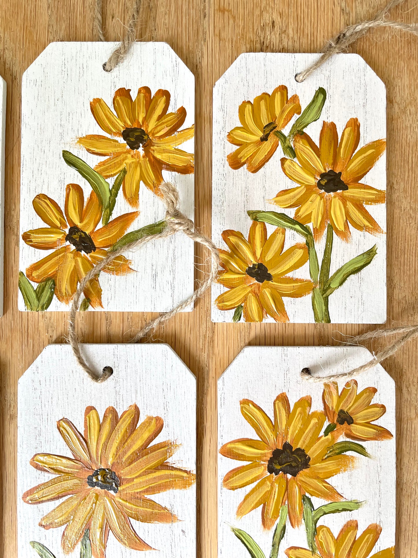 Yellow Daisy Gift Tags