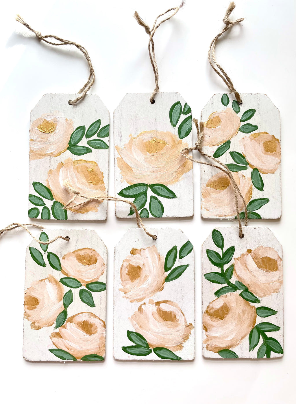Gold Floral Gift Tags